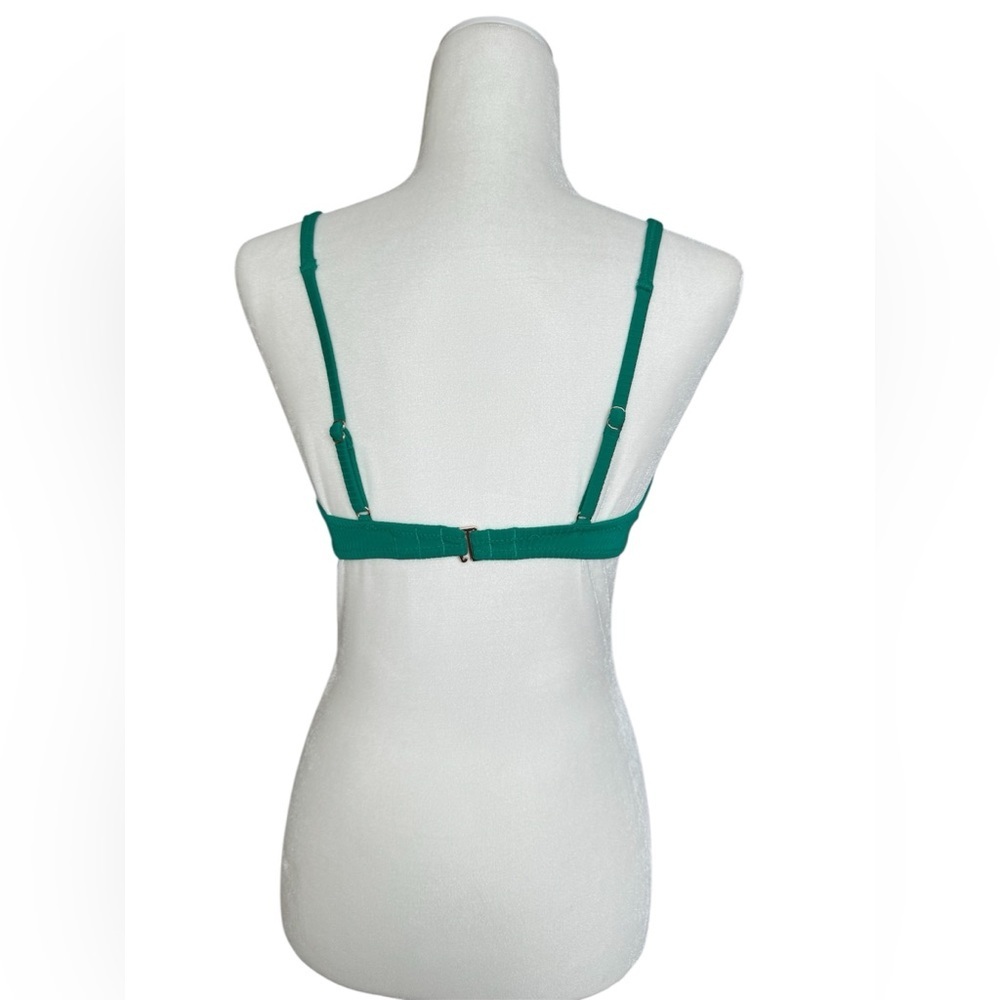 Emerald Green Women's Bikini Top - Picture 2 of 3
